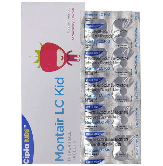 montair lc kid tablet 10's